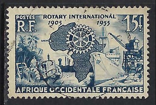 French West Africa 64 VFU Z1105