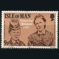 ISLE OF MAN 1981 - Scott# 197 Women Suffrage Set of 1 NH