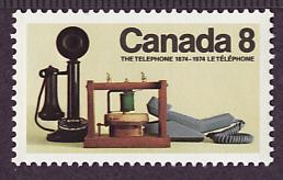 Canada #641 Telephone Centenary MNH single