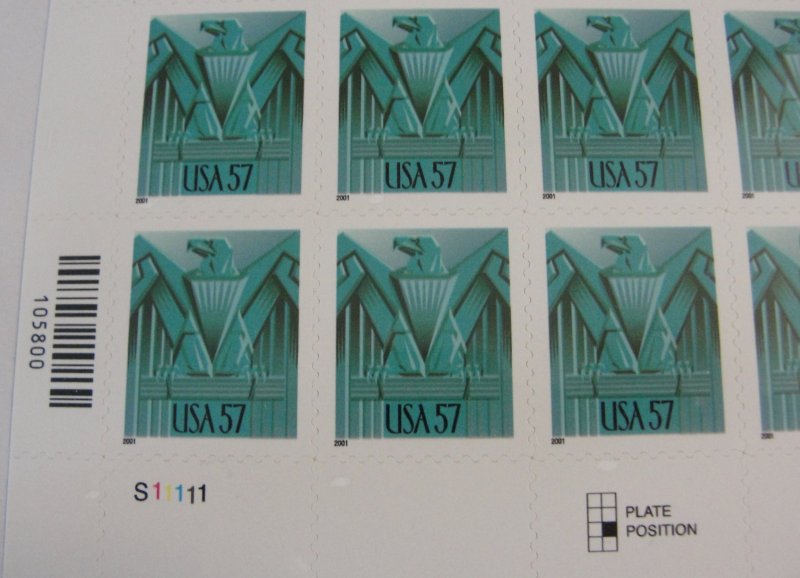 US Sc. # 3471a Sheet – MNH