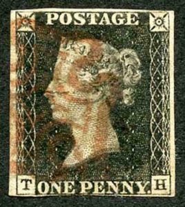 Penny Black (TH) Four Margins (close)