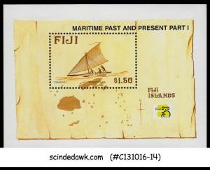 FIJI - 1999 MARITIME PAST & PRESENT / CAMAKAU / SHIP - MIN. SHEET MNH