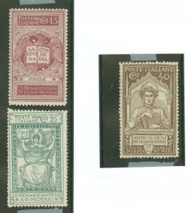 Italy #133-135  Single (Complete Set)