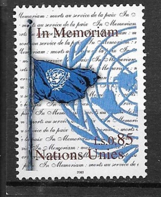 United Nations Geneva 2003 In Memoriam  SC#414 MNH