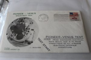 SPACE  COVER - 3 MUSCATEERS CACHET PIONEER VENUS TEST PROBE - FEB 10, 1977