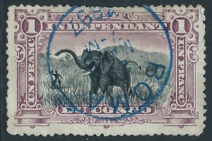 Belgian Congo, Sc #24, 1fr Used
