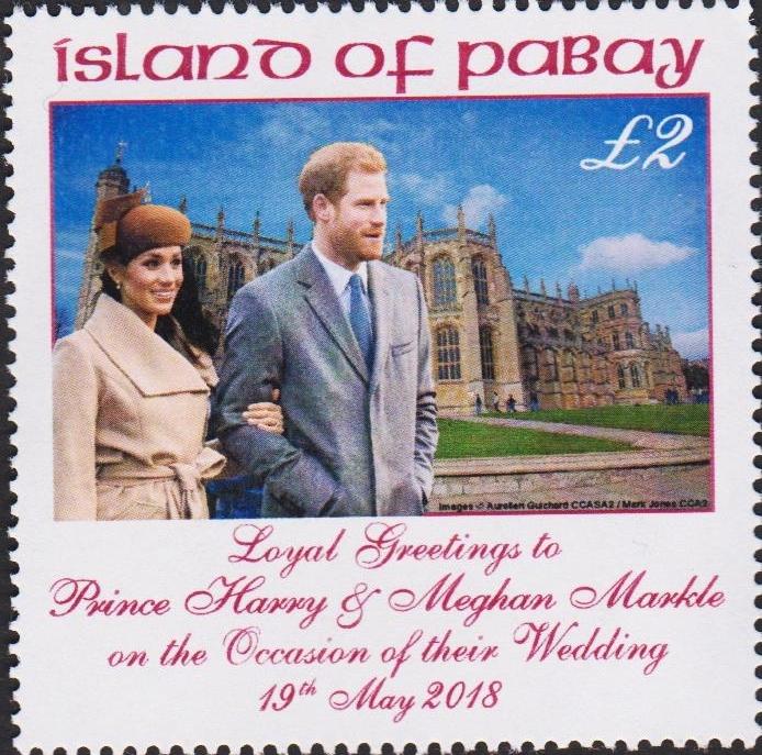 PABAY, British Local - 2018 - Royal Wedding of Harry & Meghan - Perf MNH Stamp