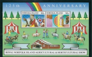 Norfolk Is 372a MNH 1985 Agriculture and Horticulture S/S (fe4045)