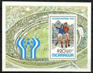 Nicaragua Stamp C950  - 78 Soccer Championships