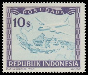 INDONESIA 1949 SCOTT # C19. MINT.