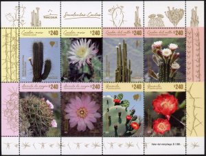 Argentina 2023 MNH Stamps Mini Sheet Scott 2983 Flowers Cactus Cacti Mercosur