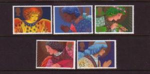 Great Britain Sc 1834-8 1998 Christmas stamps mint NH