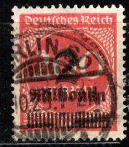 Germany Reich Scott # 269, used, rotary printing, exp.h/s, Mi# 309AWa