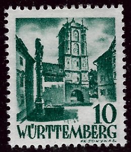 Wurttemberg French Zone SC 8N33  Mint VF....Specialty Bargain!!