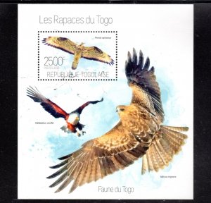 TOGO 2013 RAPTORS MINT VF NH O.G S/S (36 TO)a