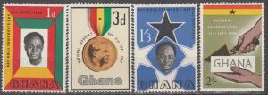 Ghana #124-7   MNH   (S845)