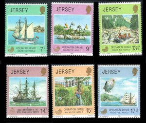 Great Britain - Jersey  #236-241  Mint NH CV $1.75