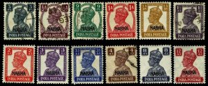 1942-46 India Nabha  #100-109 & 111-112 - Used & New - VF - CV$66.15 (ESP#1652)