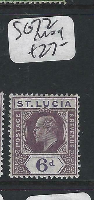 ST LUCIA  (P2705BB)  KE  6D  SG  72  MOG