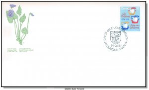 Canada FDC #1014 - Lymphad sailing vessels (1984) 32¢