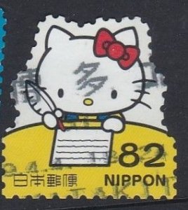 Japan  2018 Greeting Stamp Hello Kitty 82y used