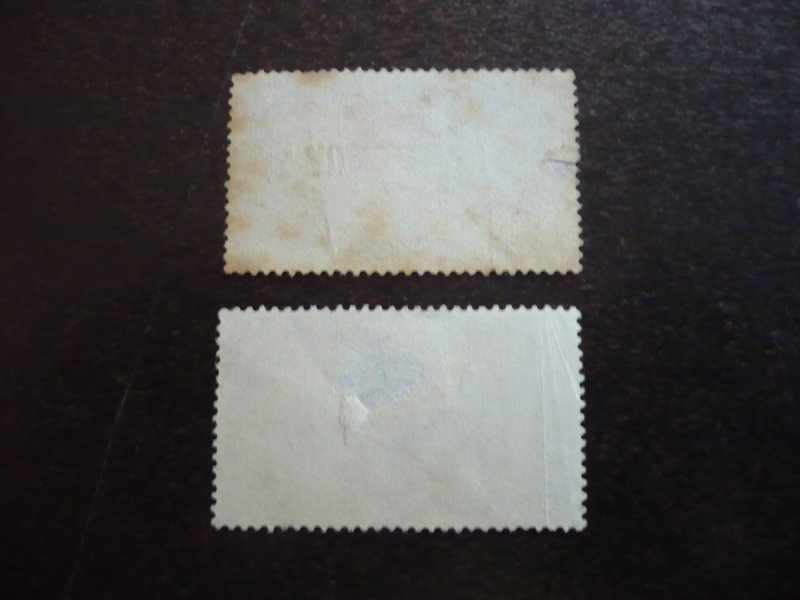 Stamps - India Soruth - Scott# 30-31 - Used Part Set of 2 Stamps