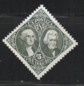 US Sc 2592 1995 $5 Washington & Jackson stamp mint NH