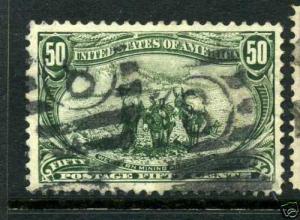 Scott 291 Trans-Mississippi USED Stamp with PF Cert (Stock 291-7) 