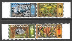 FALKLAND ISLANDS SG1312/15 2015 COLOURS IN NATURE( PART 4) MNH