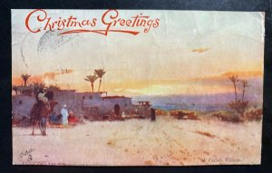 1915 Cairo Egypt British Barracks Picture Postcard cover To London England