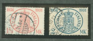 Finland #182-183 Used Single (Complete Set)