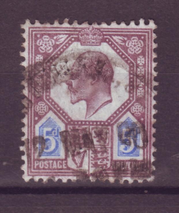 J17656 JLstamps 1902-11 great britain used #134 KEVII