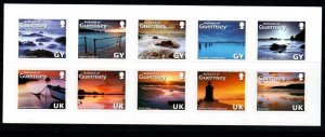 GUERNSEY SG1232a 2008 ABSTRACT GUERNSEY SHEETLET MNH