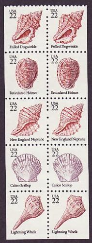 USA SC# 2117-21 MNH booklet pane of 10