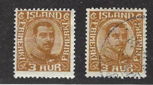 Iceland SC#109 mint & Used VF SCV$26.50...Worth a Close Look!