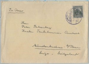 81653 - VENEZUELA - POSTAL HISTORY - single stamp on COVER to SWITZERLAND