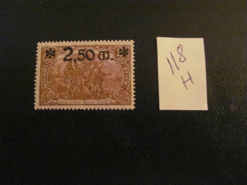 Germany 1920  HINGED MI.NR. 118a INFLATION SINGLE $12