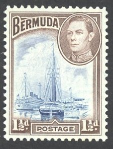 Bermuda Sc# 119 MNH 1938-1951 1 1/2p Hamilton Harbor