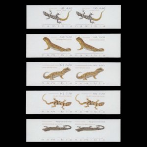 Namibia 2009 (Variety) Geckos imperf pairs ––