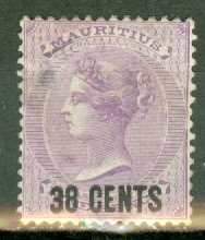 ID: Mauritius 56 used (counted at lower mint price) CV $50