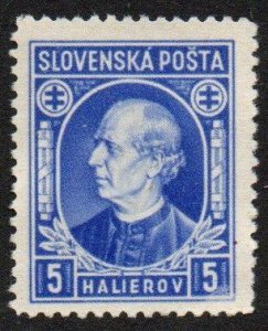 Slovakia Sc #26 Mint Hinged