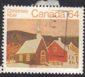 CANADA  SC# 1006 USED  64c 1983 CHRISTMAS   SEE SCAN