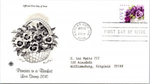 FDC 2010 SC #4450 Postal Soc Commemorative - Kansas City Mo - Single - J2998