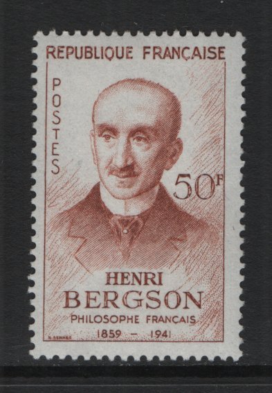 France  #934  MNH  1959  Henri Bergson