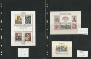 Czechoslovakia Stamp Collection, 1913C, 1134 USed, 719 Mint NH Sheet, JFZ