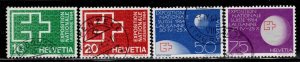 Switzerland #430-33 ~ Clpt Set of 4 ~ Swiss National EXPO ~ Used  (1963)