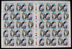 AUSTRALIA ANTARCTIC TERR 2007 Penguins set Full sheets. MNH **. Retail $410.