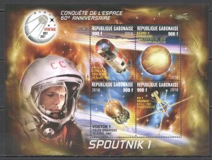 Vk024 2018 Space Conquest Sputnik 1 Yuri Gagarin Vostok 1 Belka Strelka Kb Mnh