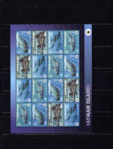 Cayman Islands 905a Whales 2003 VF Mini Sheet LP