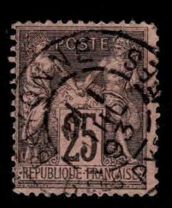 France Scott 100 type 2 used 1879
